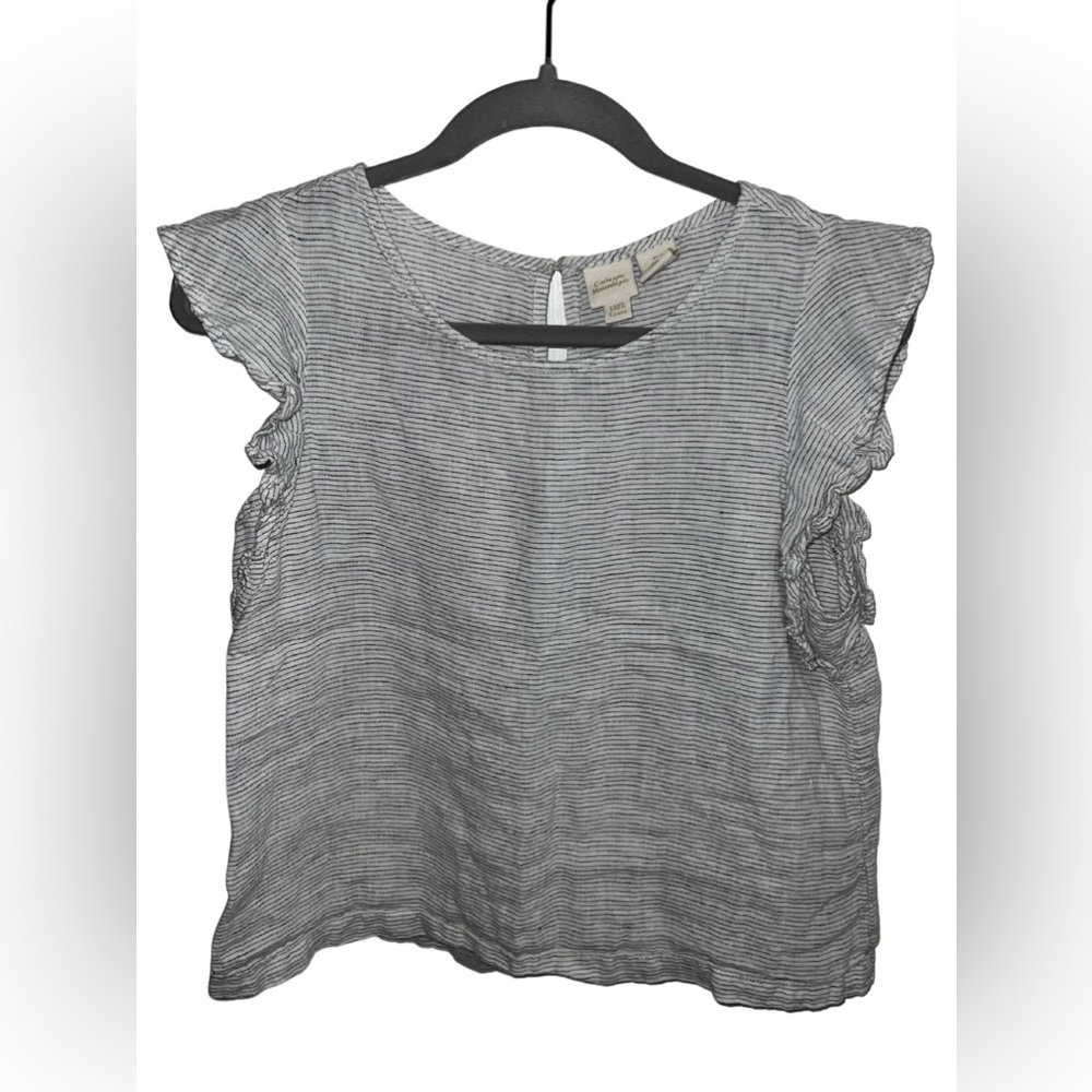 Catherine Malandrino Ruffled Sleeveless Top